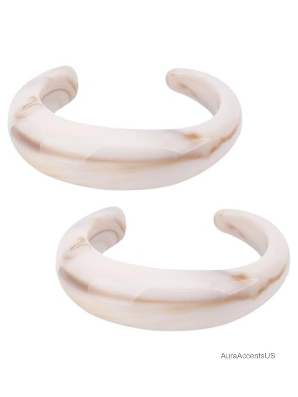 Acrylic Cuff Bracelet Set Chunky Wide Open Bangle for Women